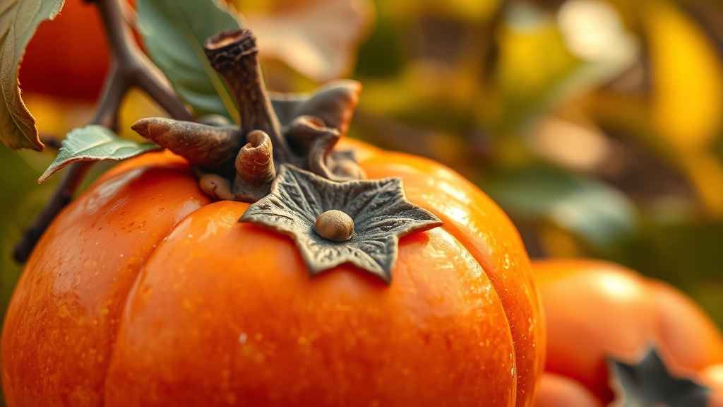 홍시 칼로리와 영양 성분은? (realistic 스타일)