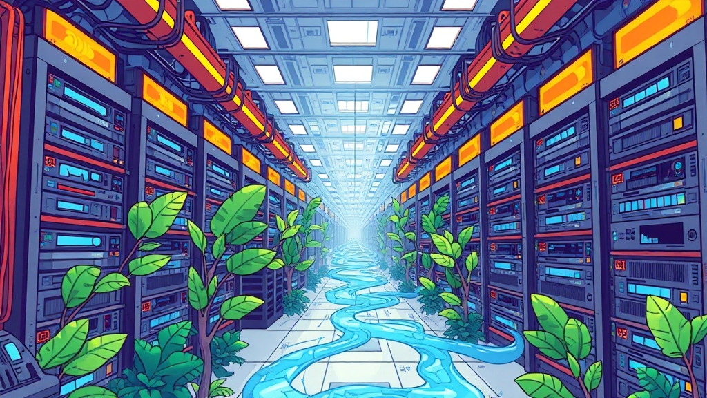 AI 데이터센터, 왜 필요할까? (cartoon 스타일)