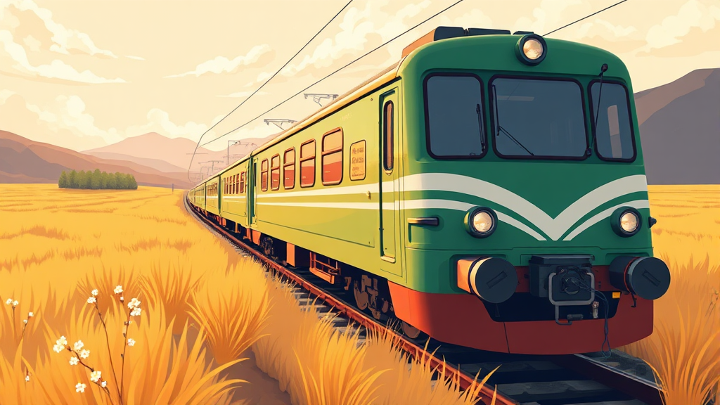 큐슈 레일패스 좌석 예약 및 이용 (illustration 스타일)