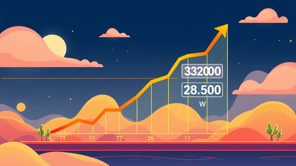 JB금융지주 주가 현황 (illustration 스타일)