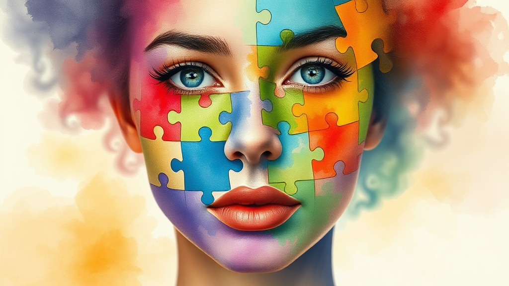 MBTI 검사: 방법과 결과 해석 (watercolor 스타일)