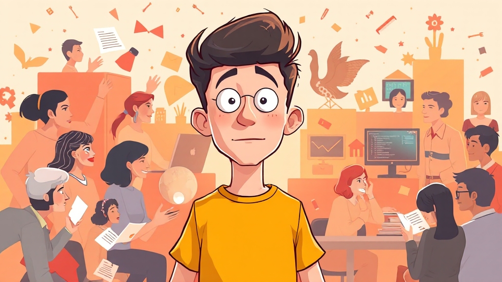 일상생활 적응 전략 (cartoon 스타일)