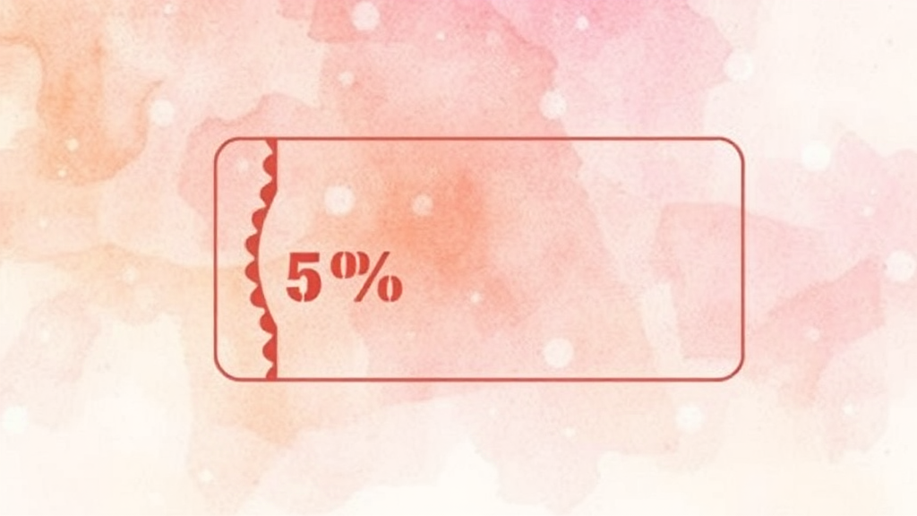 온라인 판매, 왜 5% 제한? (watercolor 스타일)