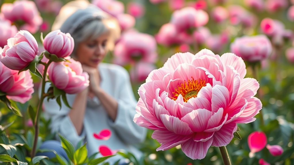 작약정, 소화불량에 효과 있나? (realistic 스타일)