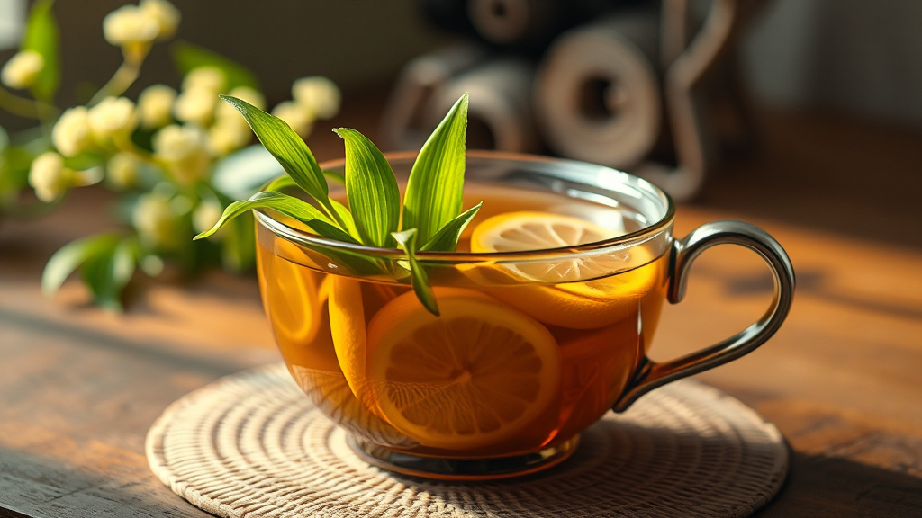 레몬그라스, 치매 예방 효과? (realistic 스타일)