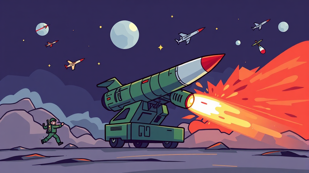 천궁2 관련 기업별 역할 및 경쟁력 (cartoon 스타일)