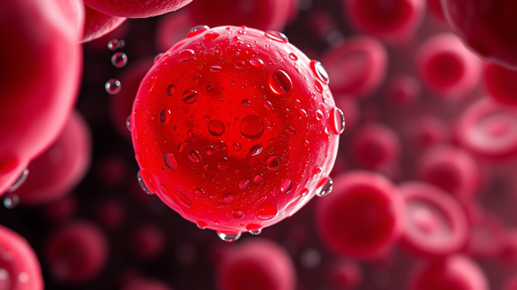 알부민 수치와 건강 (realistic 스타일)