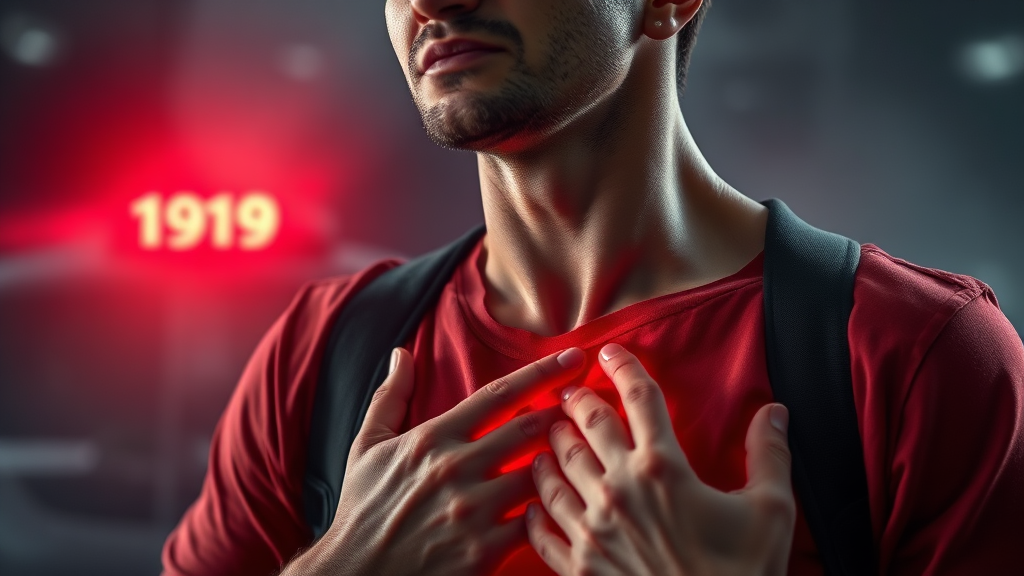 심근경색 응급 대처법 (realistic 스타일)