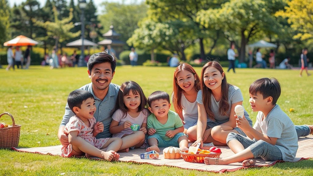 주변 편의 시설 및 즐길 거리 (realistic 스타일)