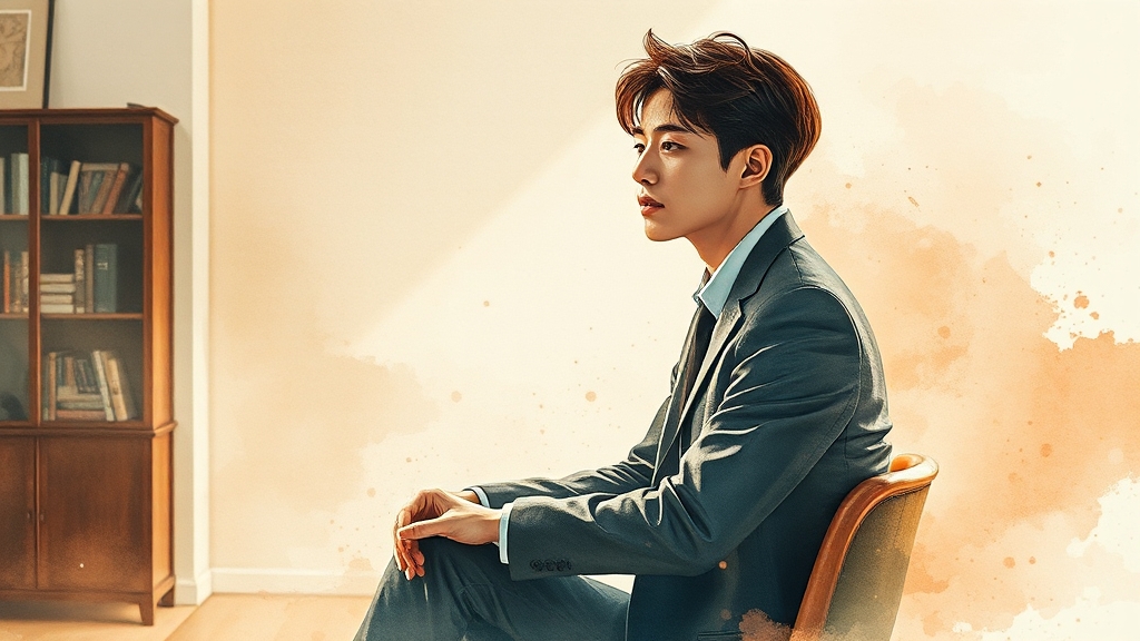 대표 연예인 심층 분석 (watercolor 스타일)