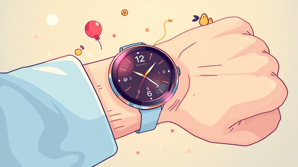 건강 관리 기능 분석 (illustration 스타일)