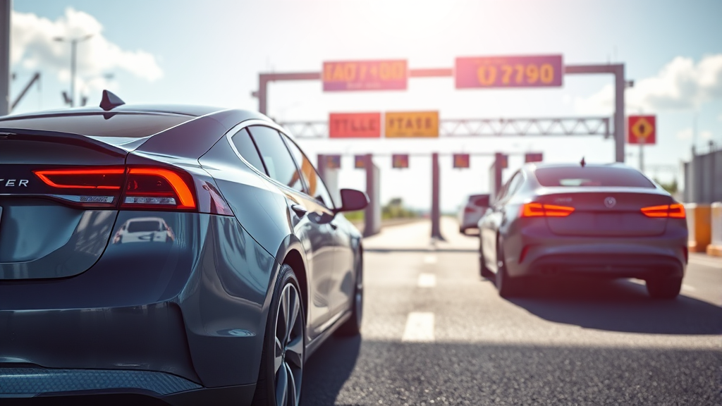 전기차 하이패스 할인 등록 방법 (realistic 스타일)