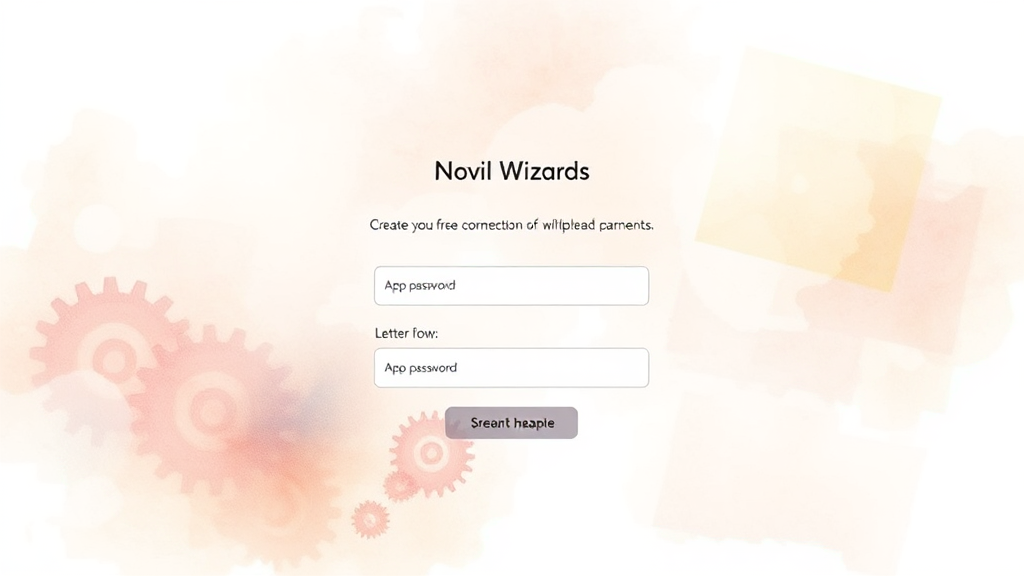 네이버 메일 IMAP/SMTP 설정 (watercolor 스타일)