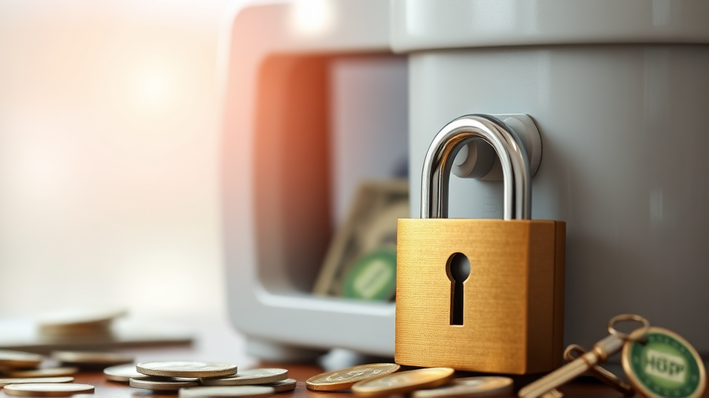 압류 예방, 재정 관리 꿀팁 (realistic 스타일)