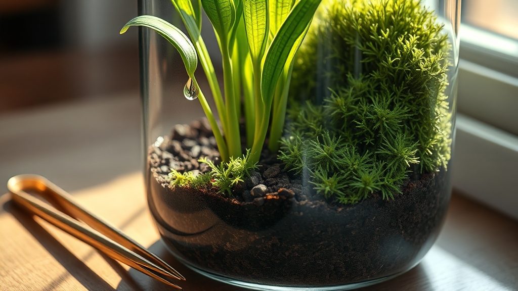 테라리움 제작 과정: 단계별 가이드 (realistic 스타일)