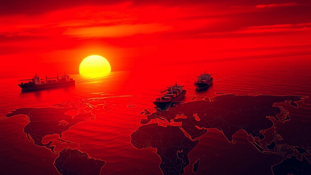 호르무즈 해협, 왜 중요할까? (illustration 스타일)