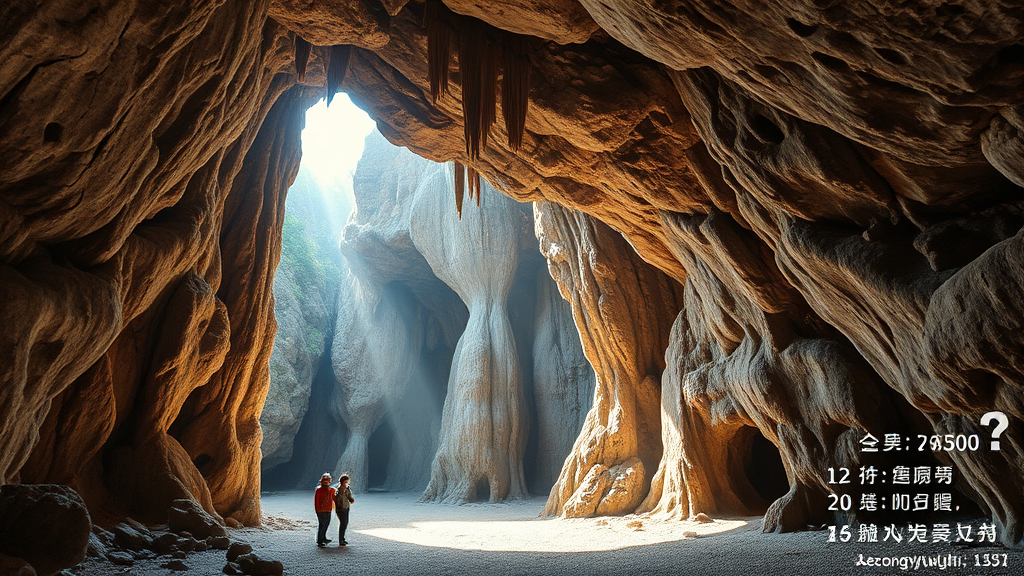 성류굴 관람 정보: 입장료, 시간, 가는 길 (realistic 스타일)