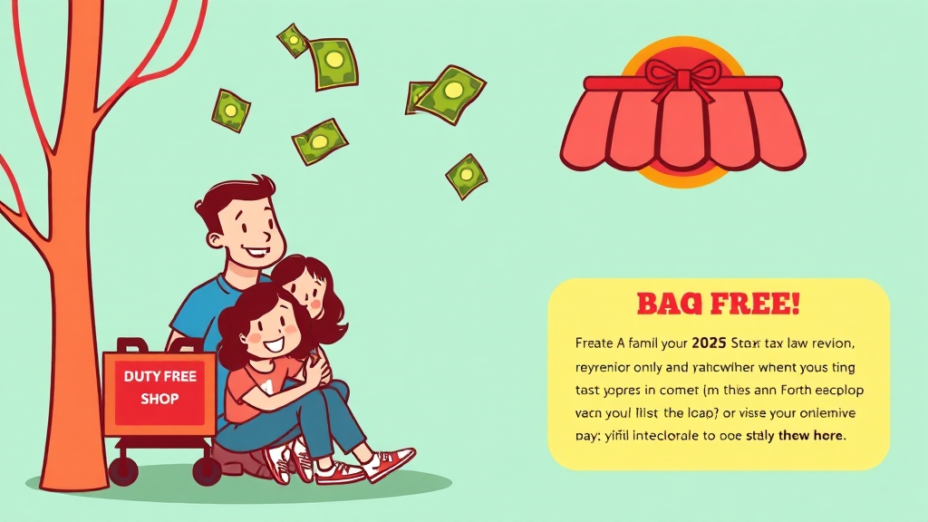 증여세율 & 면제 한도 (cartoon 스타일)