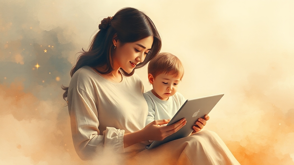 육아휴직, 어떻게 신청해야 할까요? (watercolor 스타일)