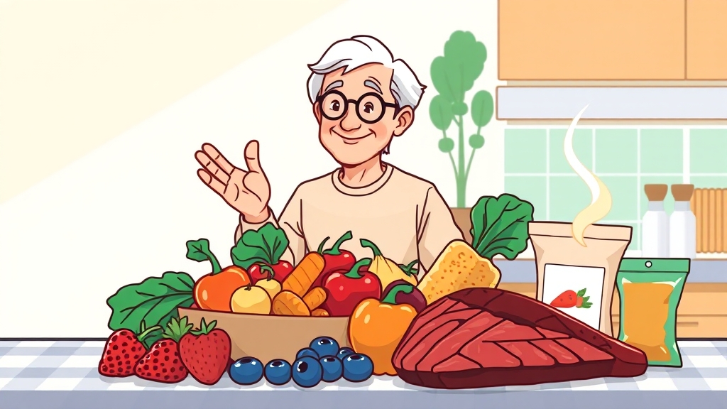 항암 식단! 피해야 할 음식 (cartoon 스타일)