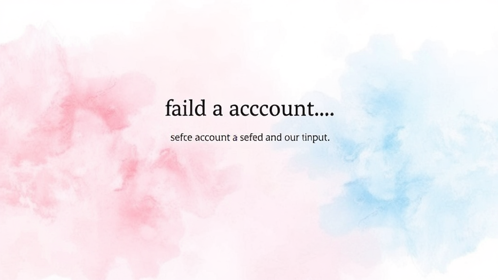 계좌 변경 시 유의사항 (watercolor 스타일)