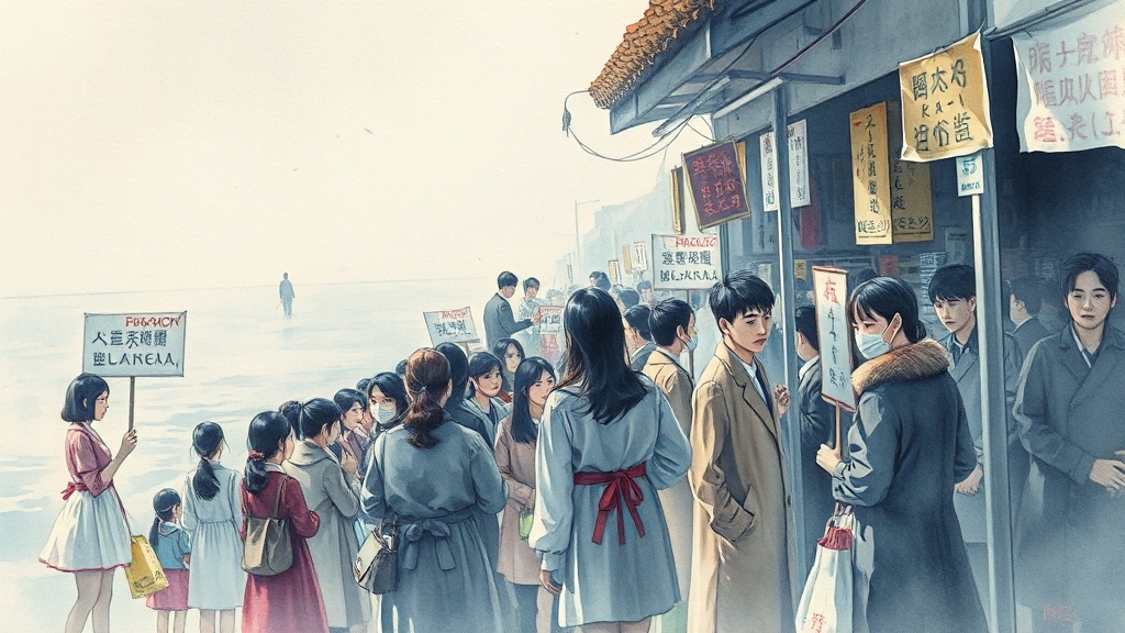 불친절 논란, 왜 시작됐을까? (watercolor 스타일)