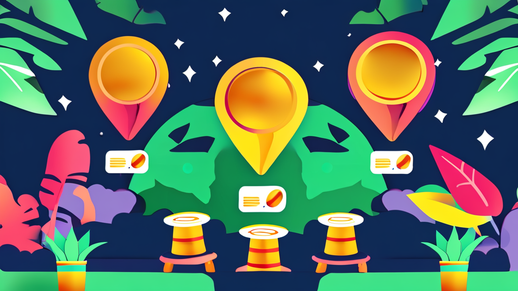 거지맵의 핵심 기능과 매력 (cartoon 스타일)