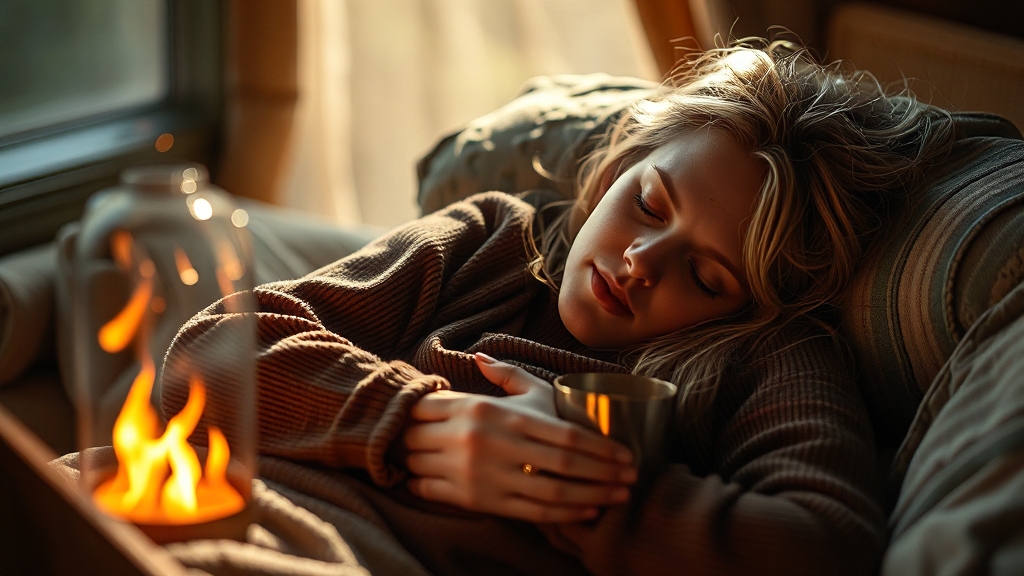 번아웃 자가 진단 (realistic 스타일)