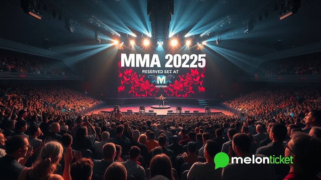 MMA 2025 티켓 가격 (realistic 스타일)