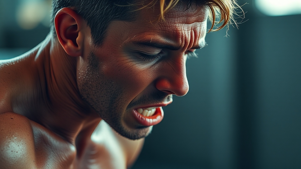 운동 강도에 따른 식욕 변화 (realistic 스타일)