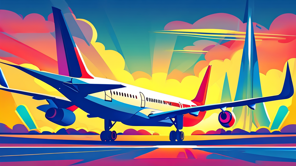 향후 유류할증료 전망 및 항공업계 상황 (cartoon 스타일)