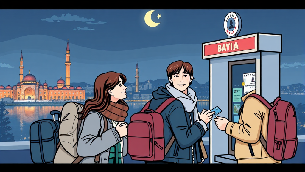 바쿠 여행 준비물 (illustration 스타일)