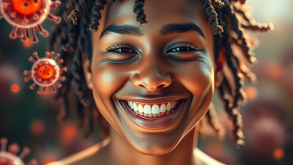 긍정적인 마음 유지 (realistic 스타일)