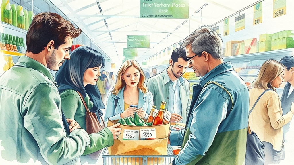 카르텔 피해 예방 및 소비자의 역할 (watercolor 스타일)