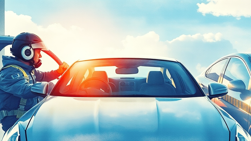 안전 운전을 위한 필수 과정 (watercolor 스타일)