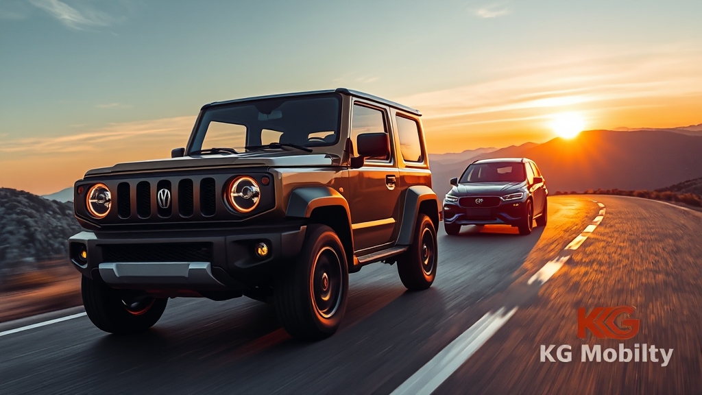 짐니 생산 중단 논란과 전망 (realistic 스타일)