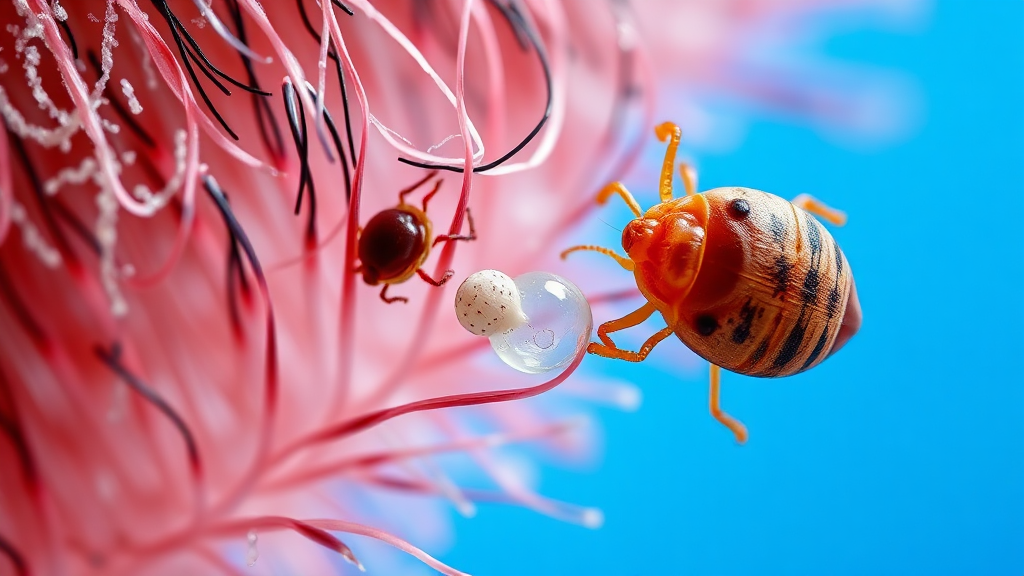 사면발이, 어떻게 진단하고 검사할까? (realistic 스타일)