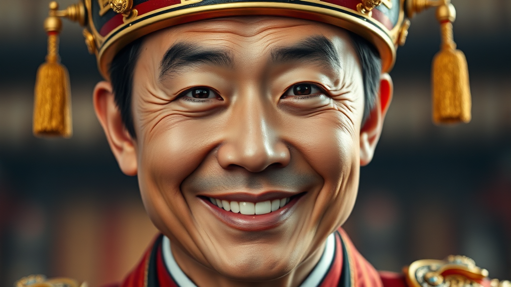 주요 정치 경력 및 업적 (realistic 스타일)