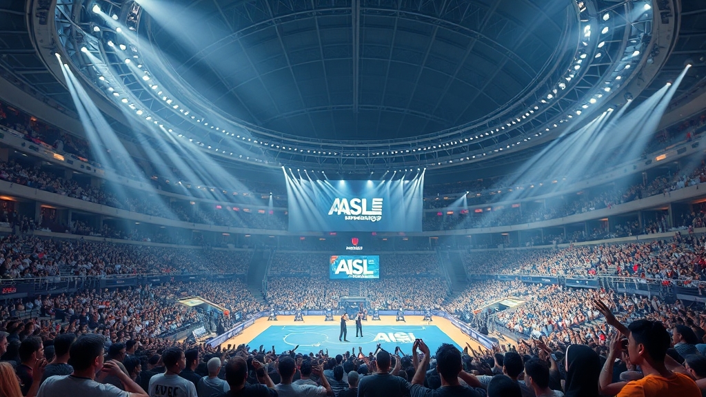 결승전 일정 및 장소 (realistic 스타일)