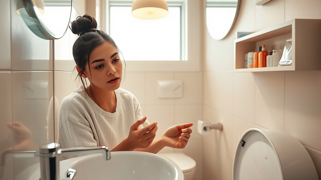 탐폰 사용 시간 & 교체 주기 (realistic 스타일)