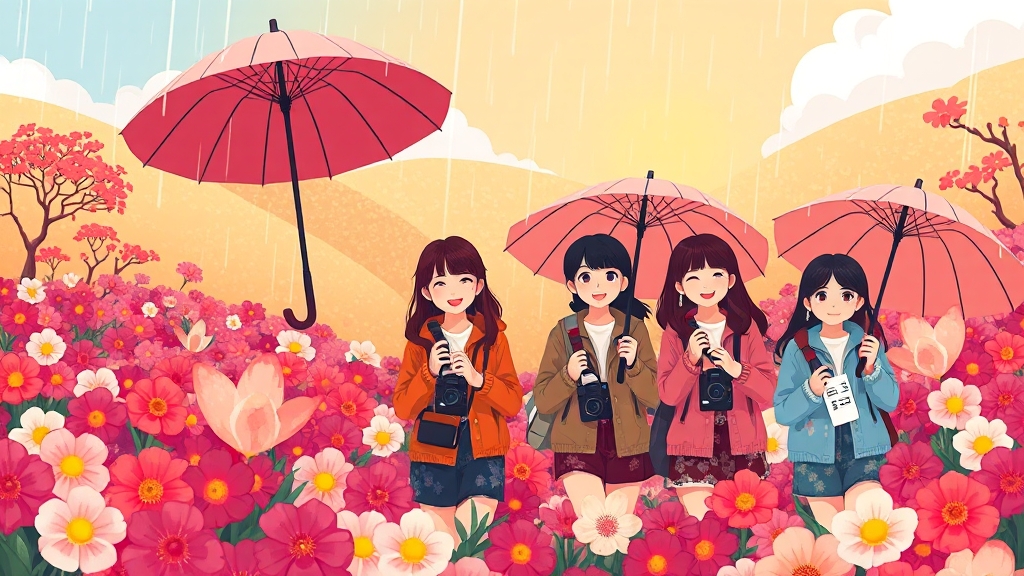 방문 전 체크리스트 (cartoon 스타일)