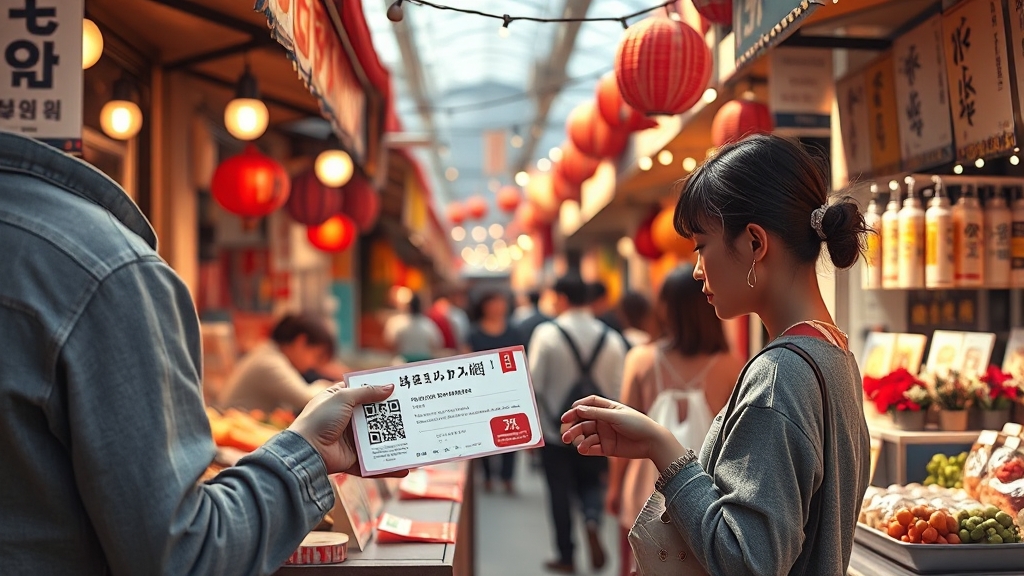 디지털 온누리상품권 안내 (realistic 스타일)