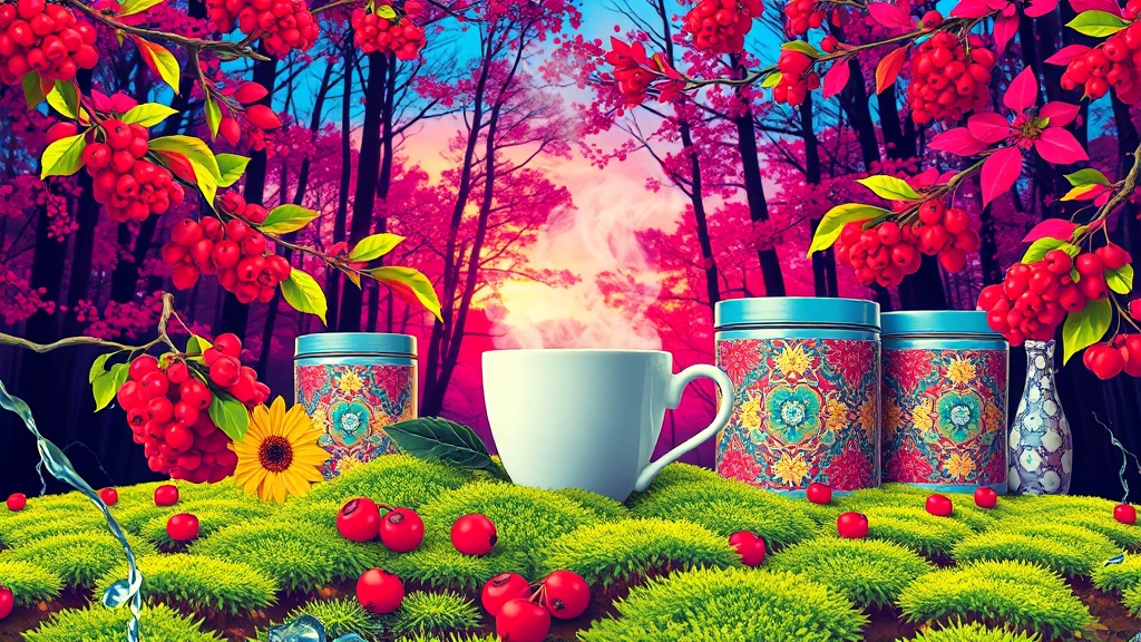 마가목 효능 7가지 & 섭취 가이드 8 마가목 Q&A: 궁금증 해결! (popart 스타일)