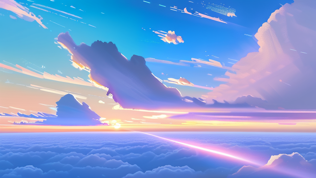 AI 병목 현상과 광통신의 역할 (watercolor 스타일)