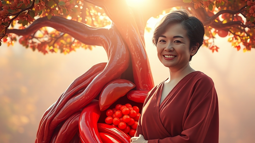 옻의 주요 효능 (realistic 스타일)