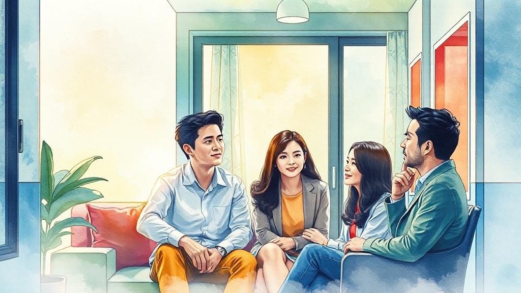 르마크 시장 반응 (watercolor 스타일)