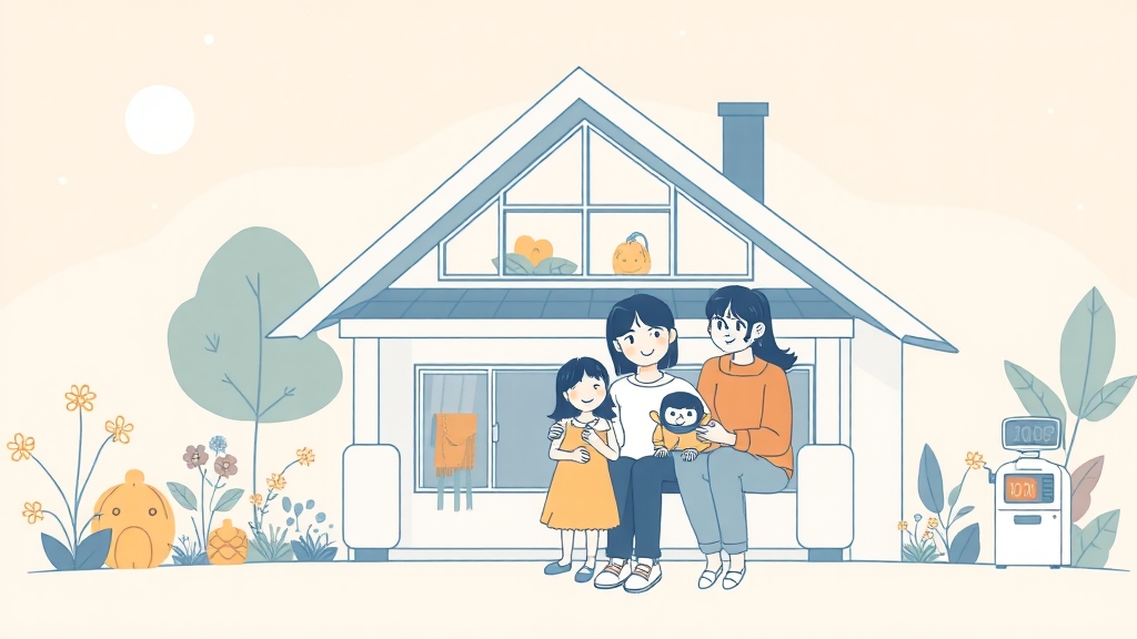 가스비 절감 팁 및 추가 지원 정보 (illustration 스타일)