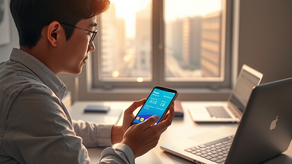 유심 교체 후 오류 해결법 (realistic 스타일)