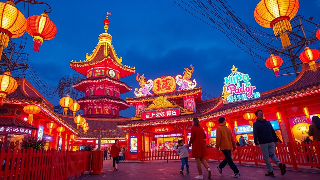 롯데월드 설날 방문, 미리 알아두면 좋은 꿀팁과 필수 준비물 (realistic 스타일)