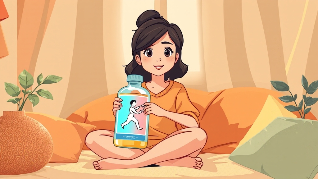 캐롤에프정 효능 (cartoon 스타일)